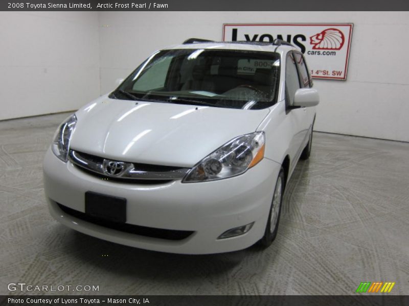 Arctic Frost Pearl / Fawn 2008 Toyota Sienna Limited