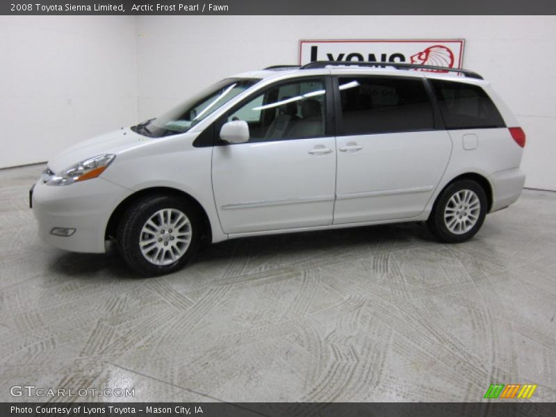 Arctic Frost Pearl / Fawn 2008 Toyota Sienna Limited