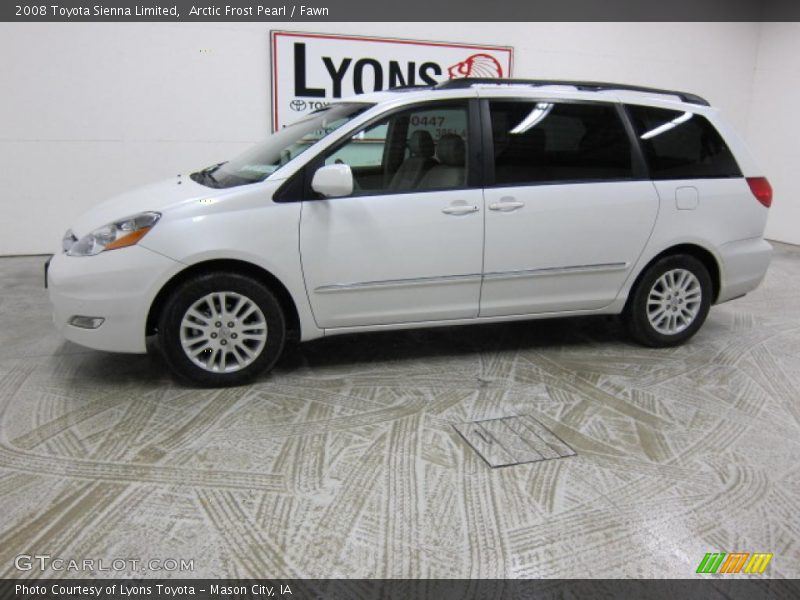 Arctic Frost Pearl / Fawn 2008 Toyota Sienna Limited