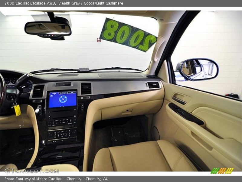 Stealth Gray / Cocoa/Light Cashmere 2008 Cadillac Escalade AWD