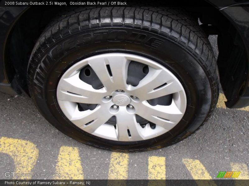 Obsidian Black Pearl / Off Black 2008 Subaru Outback 2.5i Wagon