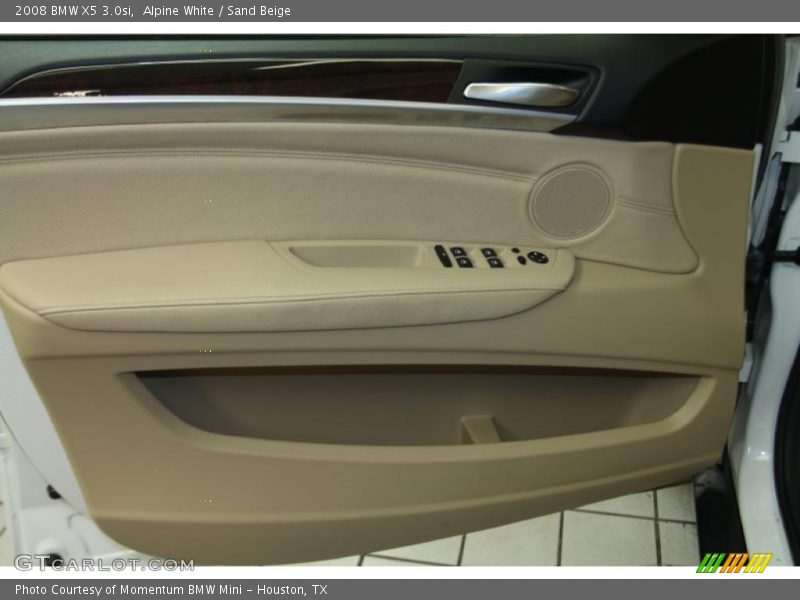 Alpine White / Sand Beige 2008 BMW X5 3.0si