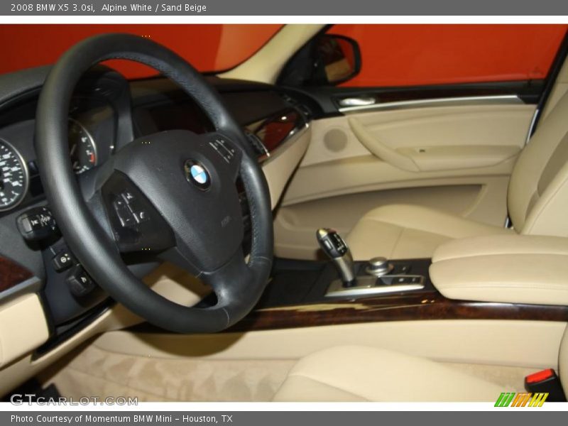 Alpine White / Sand Beige 2008 BMW X5 3.0si