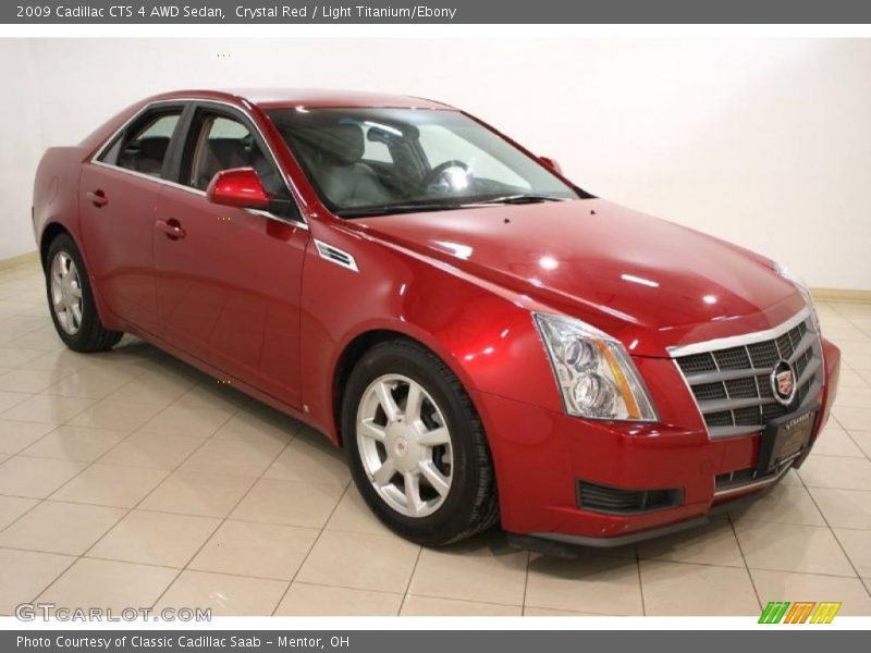 Front 3/4 View of 2009 CTS 4 AWD Sedan