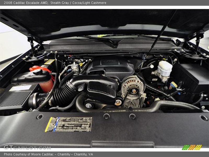 Stealth Gray / Cocoa/Light Cashmere 2008 Cadillac Escalade AWD