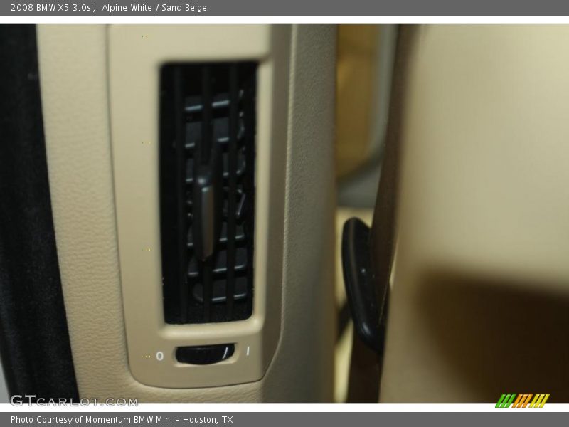 Alpine White / Sand Beige 2008 BMW X5 3.0si