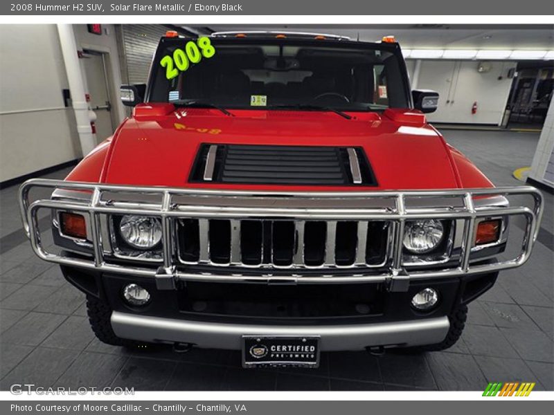Solar Flare Metallic / Ebony Black 2008 Hummer H2 SUV