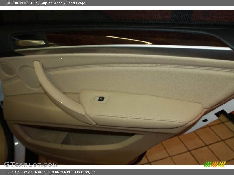 Alpine White / Sand Beige 2008 BMW X5 3.0si