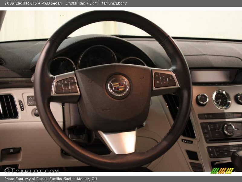 Crystal Red / Light Titanium/Ebony 2009 Cadillac CTS 4 AWD Sedan