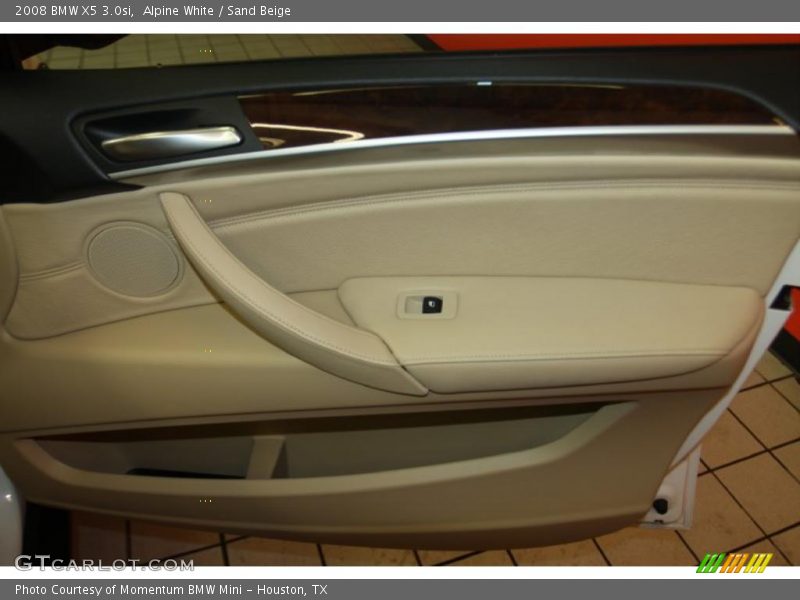 Alpine White / Sand Beige 2008 BMW X5 3.0si