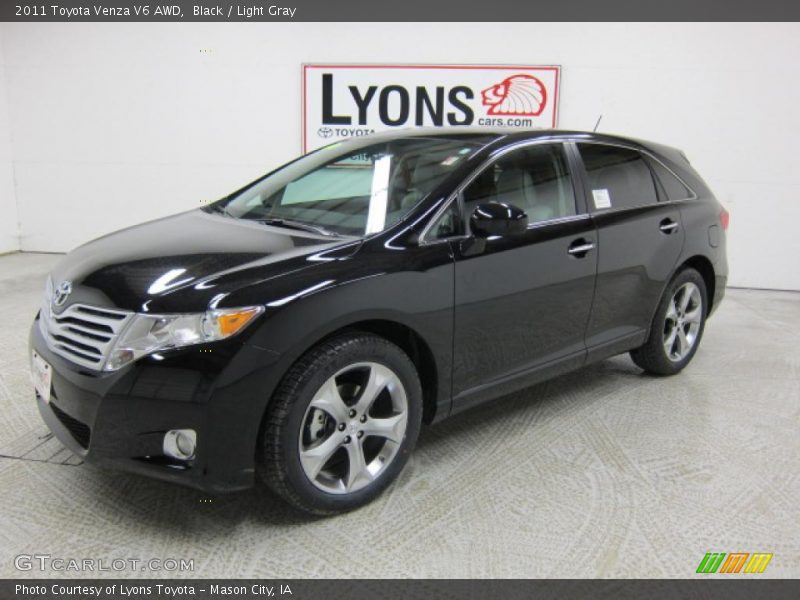 Black / Light Gray 2011 Toyota Venza V6 AWD