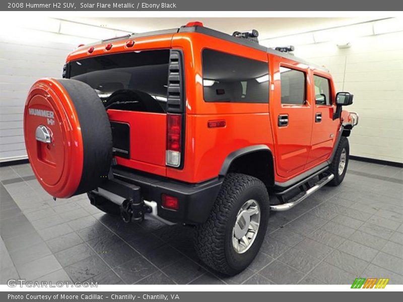 Solar Flare Metallic / Ebony Black 2008 Hummer H2 SUV