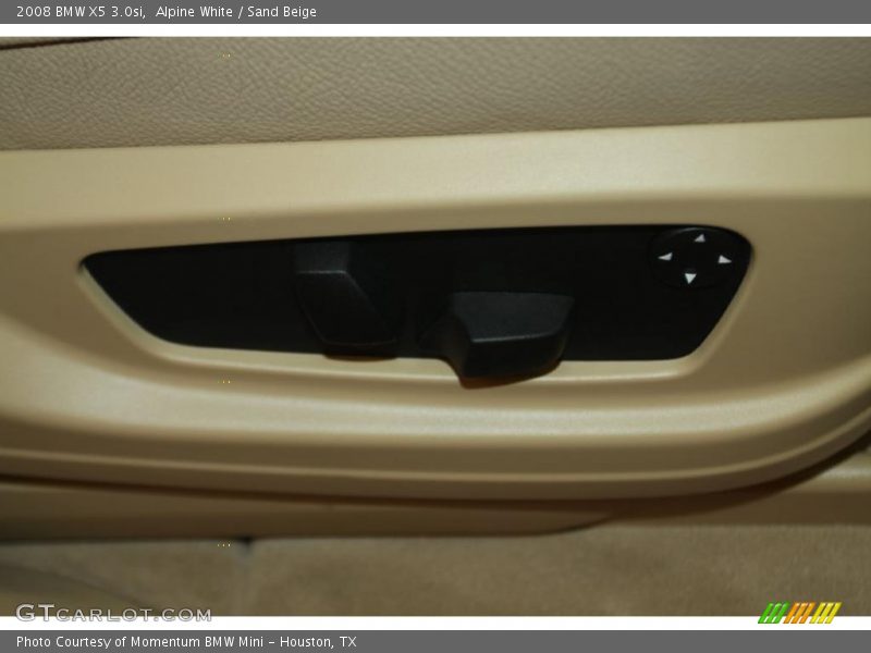 Alpine White / Sand Beige 2008 BMW X5 3.0si
