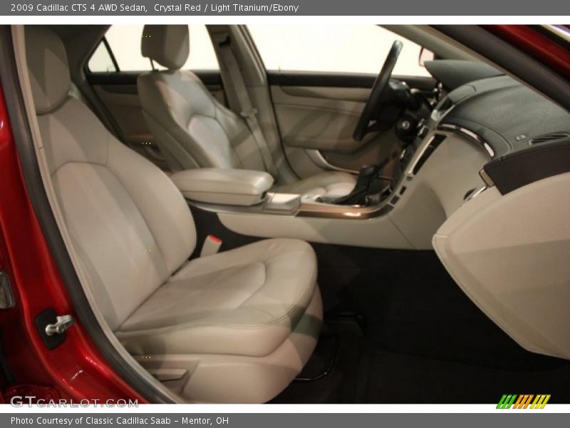  2009 CTS 4 AWD Sedan Light Titanium/Ebony Interior