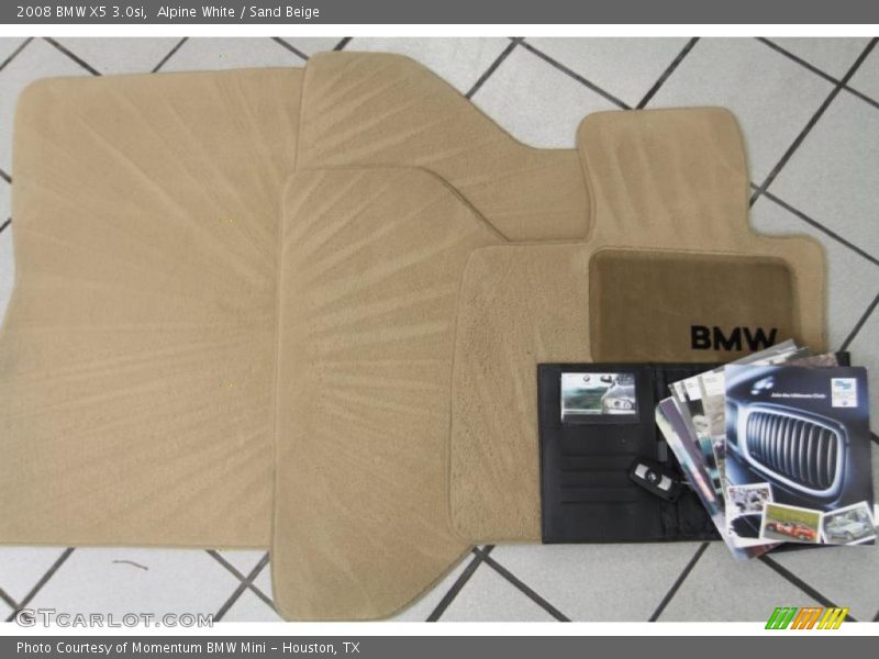 Alpine White / Sand Beige 2008 BMW X5 3.0si