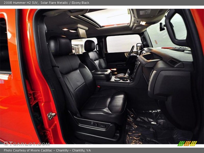  2008 H2 SUV Ebony Black Interior