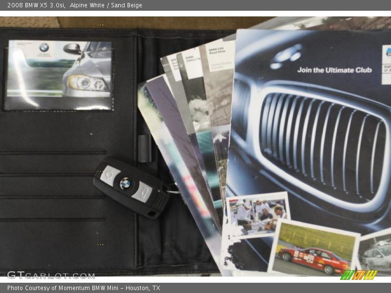Alpine White / Sand Beige 2008 BMW X5 3.0si