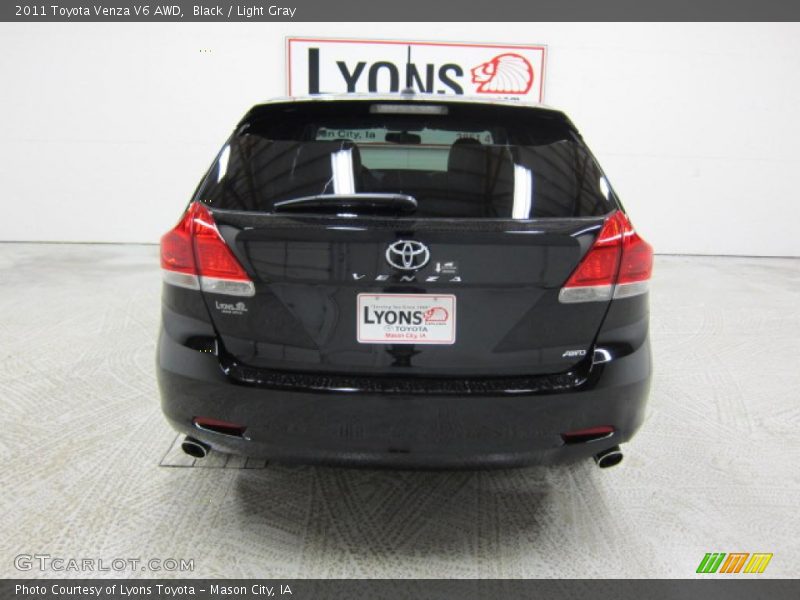 Black / Light Gray 2011 Toyota Venza V6 AWD