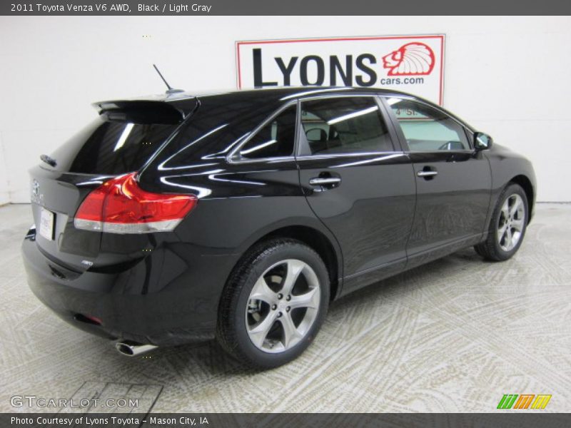 Black / Light Gray 2011 Toyota Venza V6 AWD