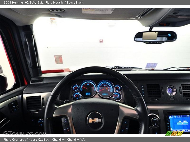 Solar Flare Metallic / Ebony Black 2008 Hummer H2 SUV