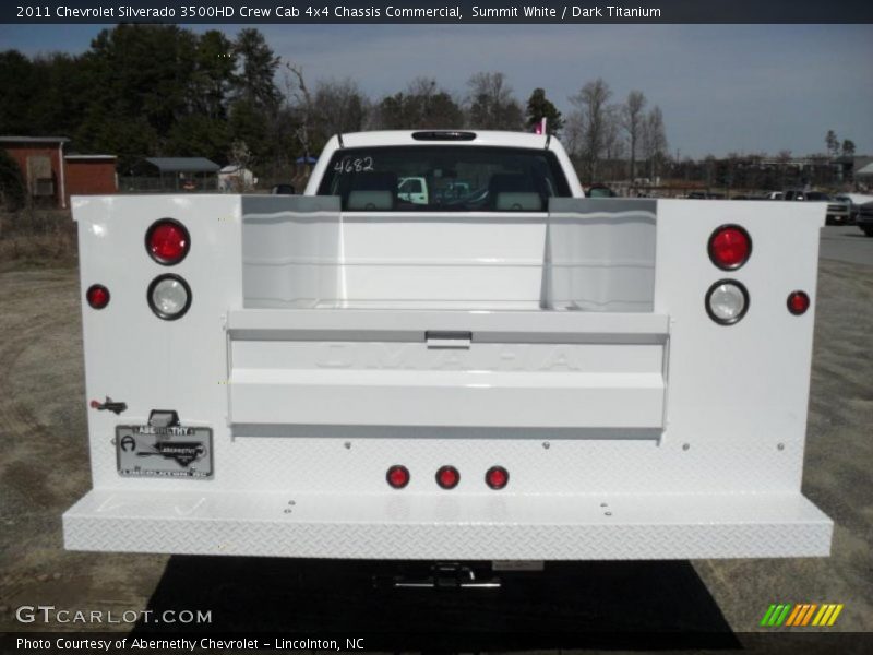 Summit White / Dark Titanium 2011 Chevrolet Silverado 3500HD Crew Cab 4x4 Chassis Commercial