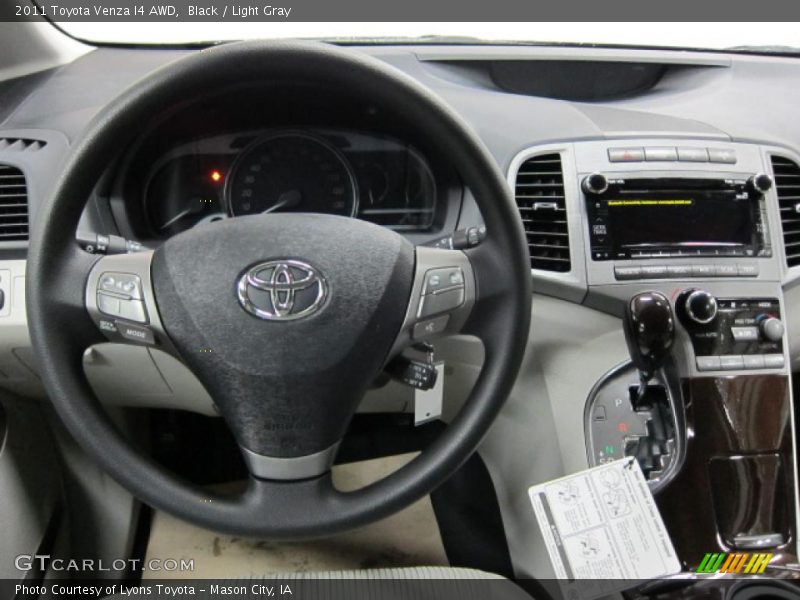 Black / Light Gray 2011 Toyota Venza I4 AWD
