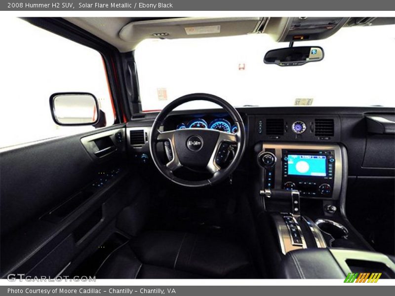 Solar Flare Metallic / Ebony Black 2008 Hummer H2 SUV