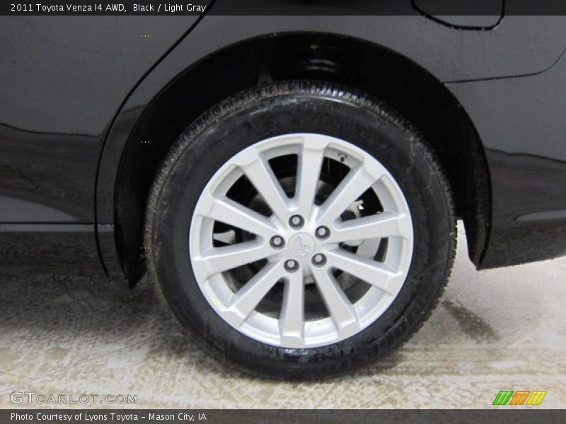Black / Light Gray 2011 Toyota Venza I4 AWD