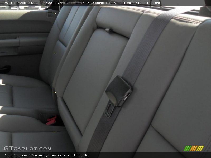Summit White / Dark Titanium 2011 Chevrolet Silverado 3500HD Crew Cab 4x4 Chassis Commercial