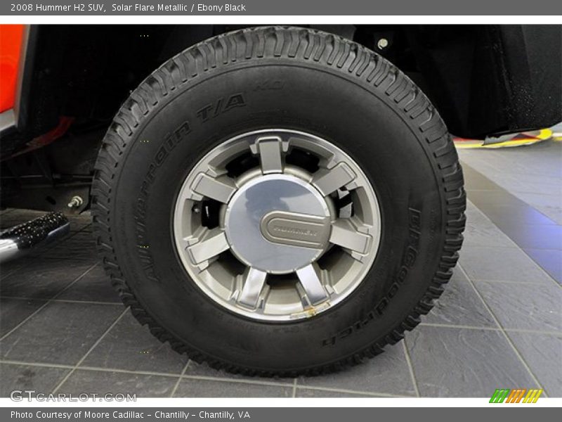 Solar Flare Metallic / Ebony Black 2008 Hummer H2 SUV