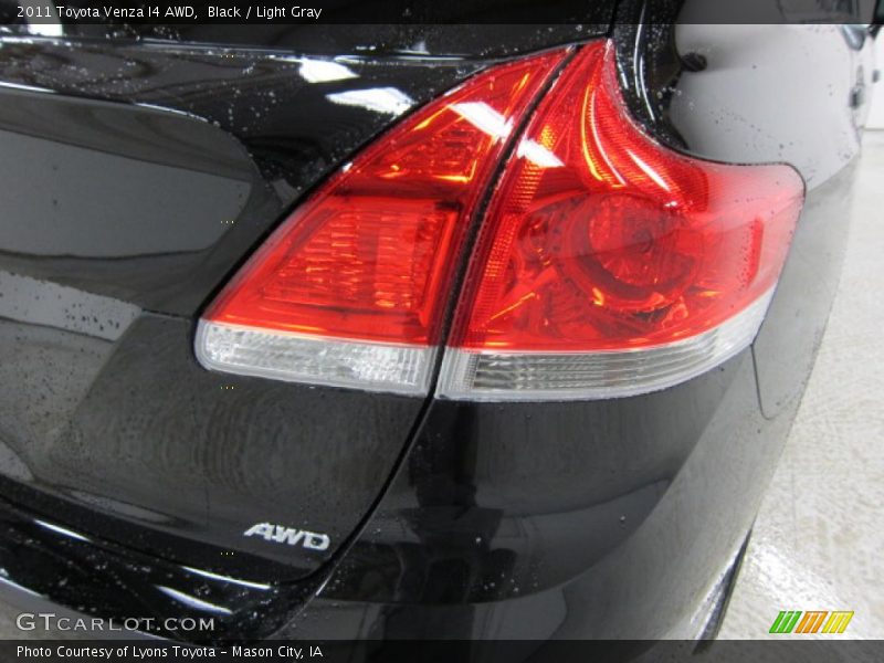 Black / Light Gray 2011 Toyota Venza I4 AWD
