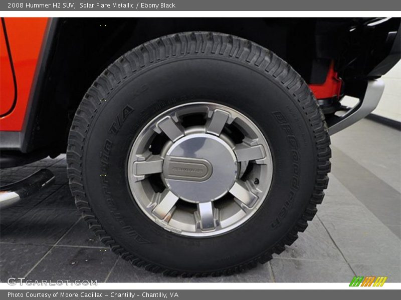 Solar Flare Metallic / Ebony Black 2008 Hummer H2 SUV