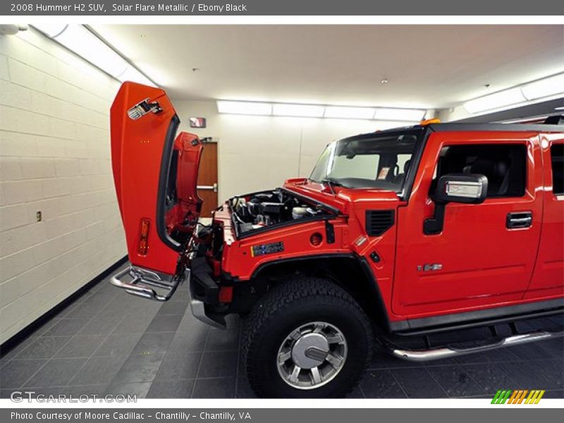 Solar Flare Metallic / Ebony Black 2008 Hummer H2 SUV