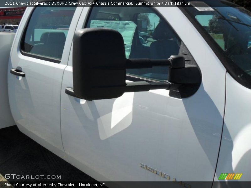 Summit White / Dark Titanium 2011 Chevrolet Silverado 3500HD Crew Cab 4x4 Chassis Commercial