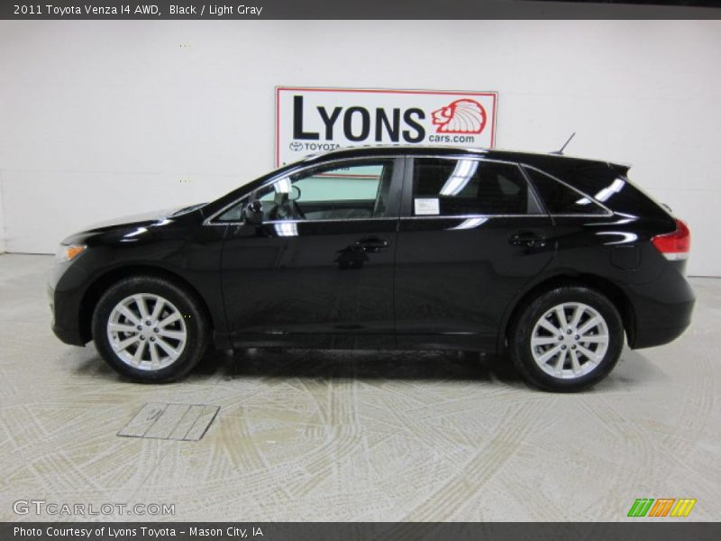 Black / Light Gray 2011 Toyota Venza I4 AWD