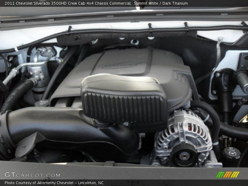 Summit White / Dark Titanium 2011 Chevrolet Silverado 3500HD Crew Cab 4x4 Chassis Commercial