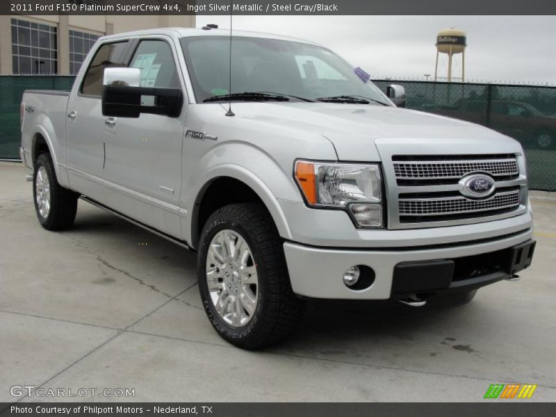 Ingot Silver Metallic / Steel Gray/Black 2011 Ford F150 Platinum SuperCrew 4x4