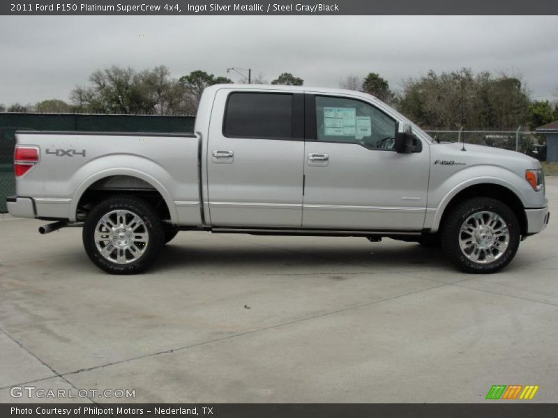  2011 F150 Platinum SuperCrew 4x4 Ingot Silver Metallic