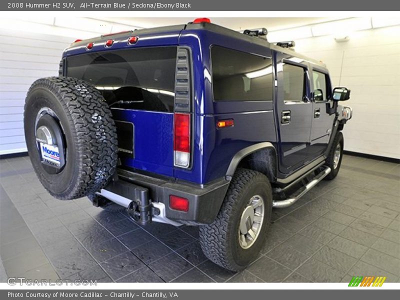 All-Terrain Blue / Sedona/Ebony Black 2008 Hummer H2 SUV