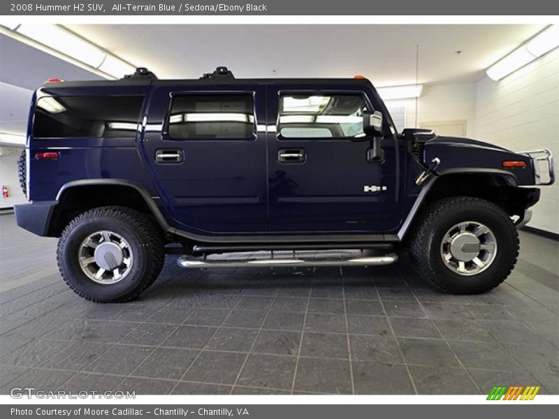 All-Terrain Blue / Sedona/Ebony Black 2008 Hummer H2 SUV