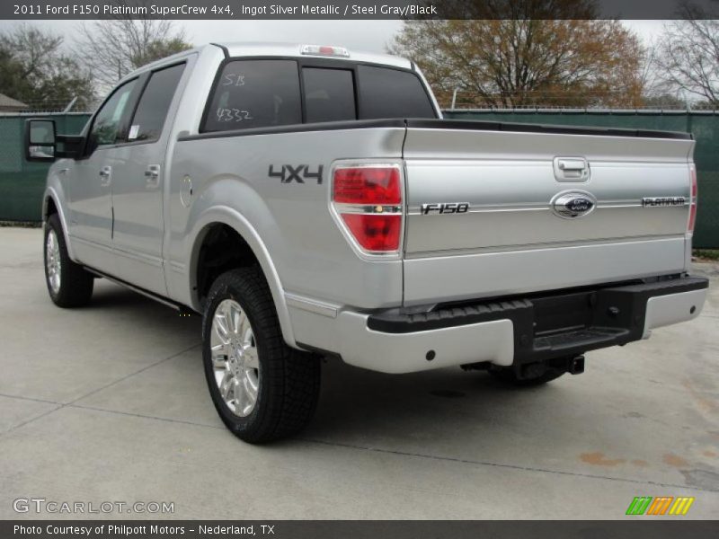  2011 F150 Platinum SuperCrew 4x4 Ingot Silver Metallic