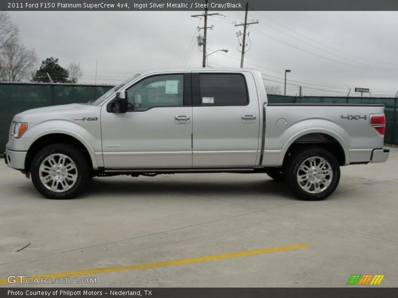  2011 F150 Platinum SuperCrew 4x4 Ingot Silver Metallic