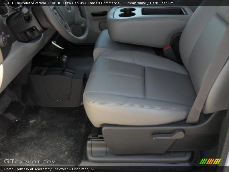  2011 Silverado 3500HD Crew Cab 4x4 Chassis Commercial Dark Titanium Interior