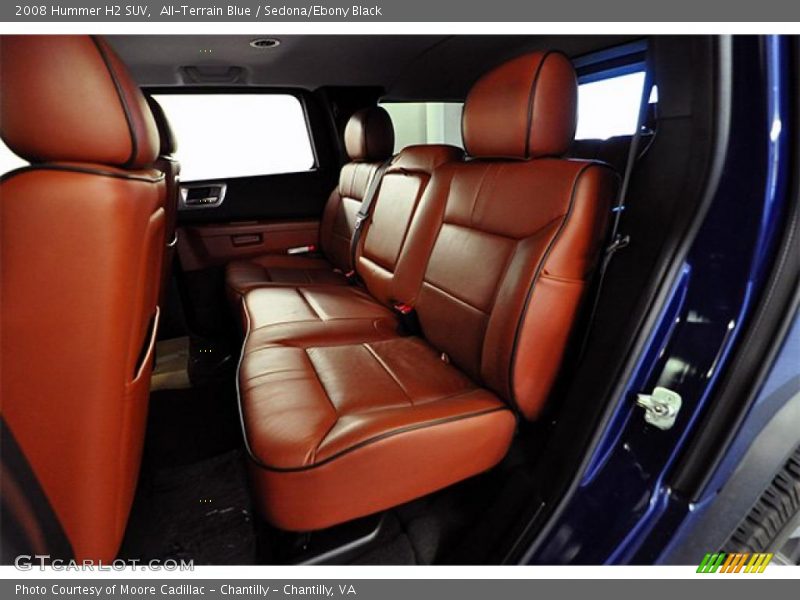  2008 H2 SUV Sedona/Ebony Black Interior
