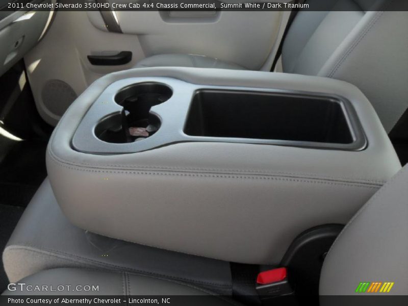 Summit White / Dark Titanium 2011 Chevrolet Silverado 3500HD Crew Cab 4x4 Chassis Commercial