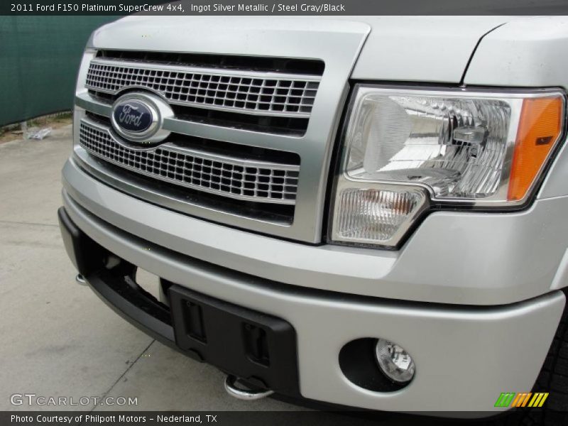 Ingot Silver Metallic / Steel Gray/Black 2011 Ford F150 Platinum SuperCrew 4x4