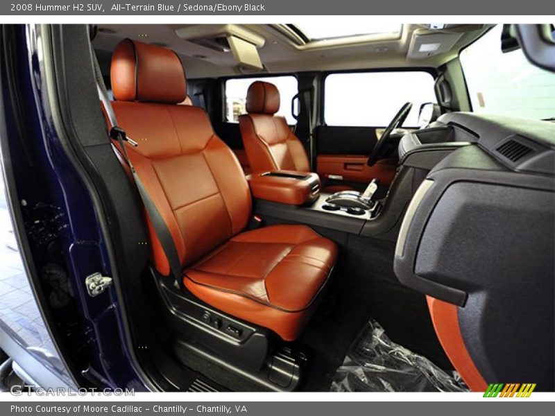  2008 H2 SUV Sedona/Ebony Black Interior