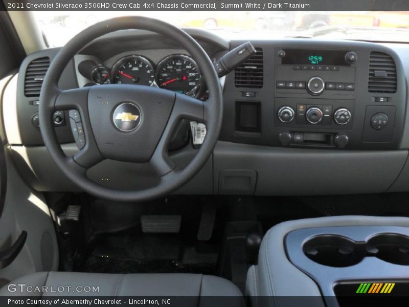 Dashboard of 2011 Silverado 3500HD Crew Cab 4x4 Chassis Commercial