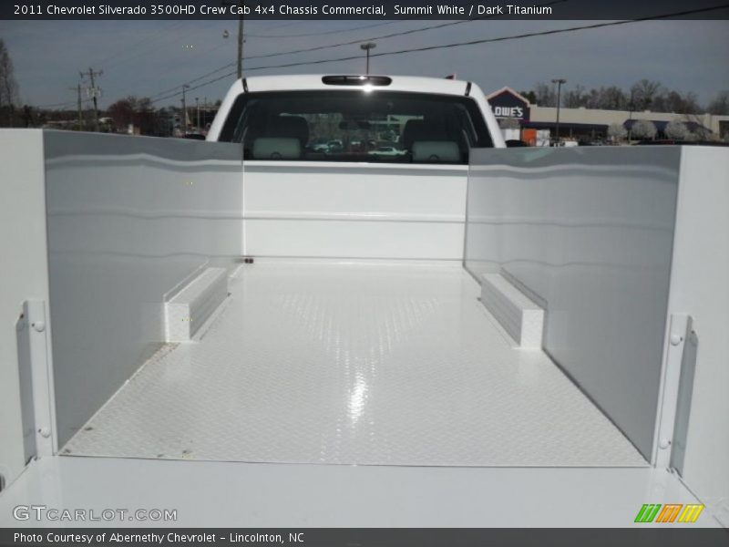 Summit White / Dark Titanium 2011 Chevrolet Silverado 3500HD Crew Cab 4x4 Chassis Commercial