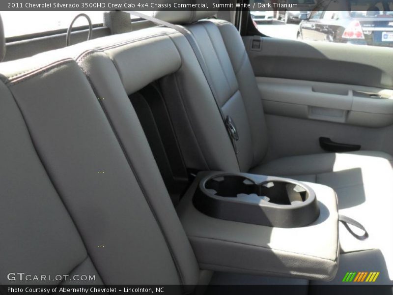 Summit White / Dark Titanium 2011 Chevrolet Silverado 3500HD Crew Cab 4x4 Chassis Commercial